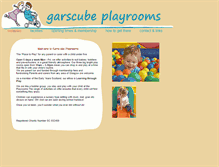 Tablet Screenshot of garscubeplayrooms.co.uk